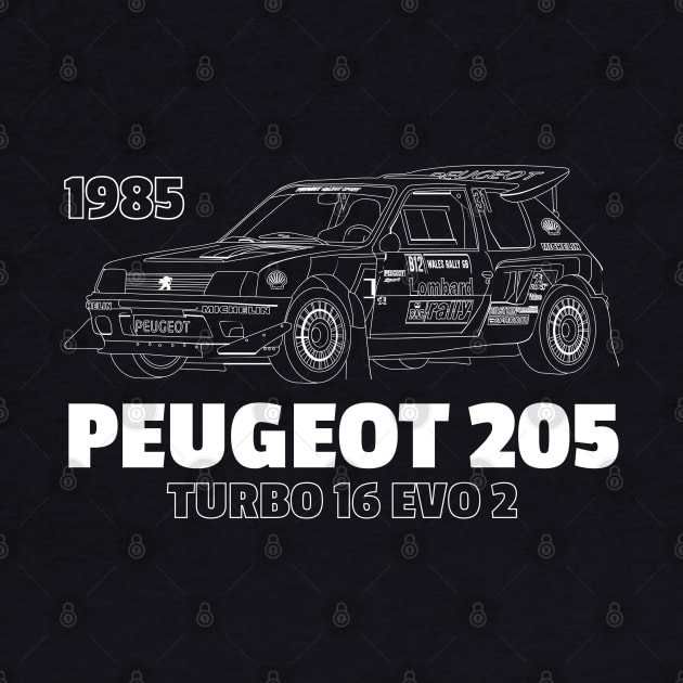 PEUGEOT 205 T16 EVO 2 by kindacoolbutnotreally